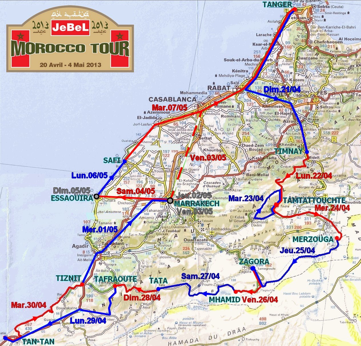 le parcours